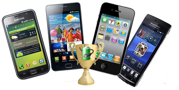 Smartphones… qual possui a bateria com maior duração?