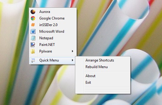 QuickMenu – O seu menu de contexto