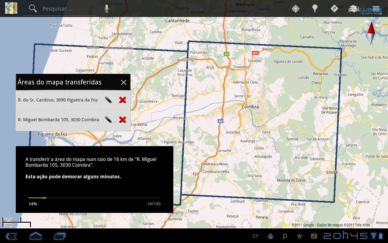 Google Maps já permite descarregar mapas no Android…