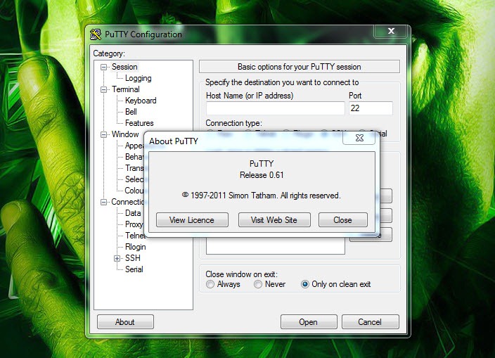 Depois de 4 anos&hellip; chegou o Putty 0.61