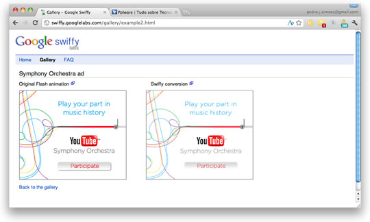 Google Swiffy – Converta Flash para HTML5