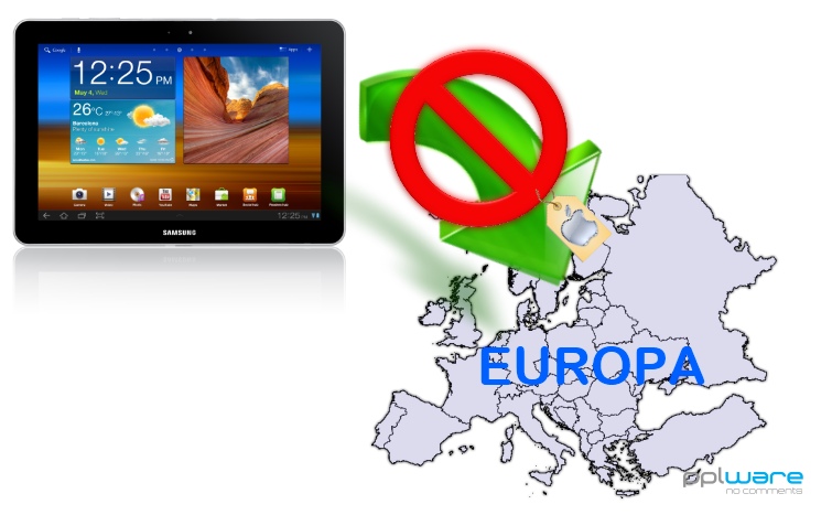 A proibição da venda do Galaxy Tab 10.1″ chegou à Europa…