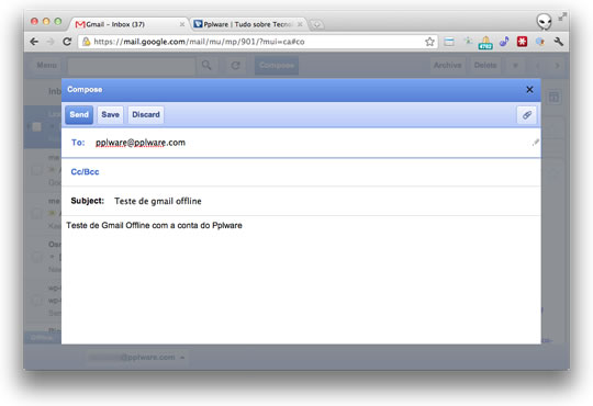 Gmail, Calendar e Docs já tem novamente modo offline