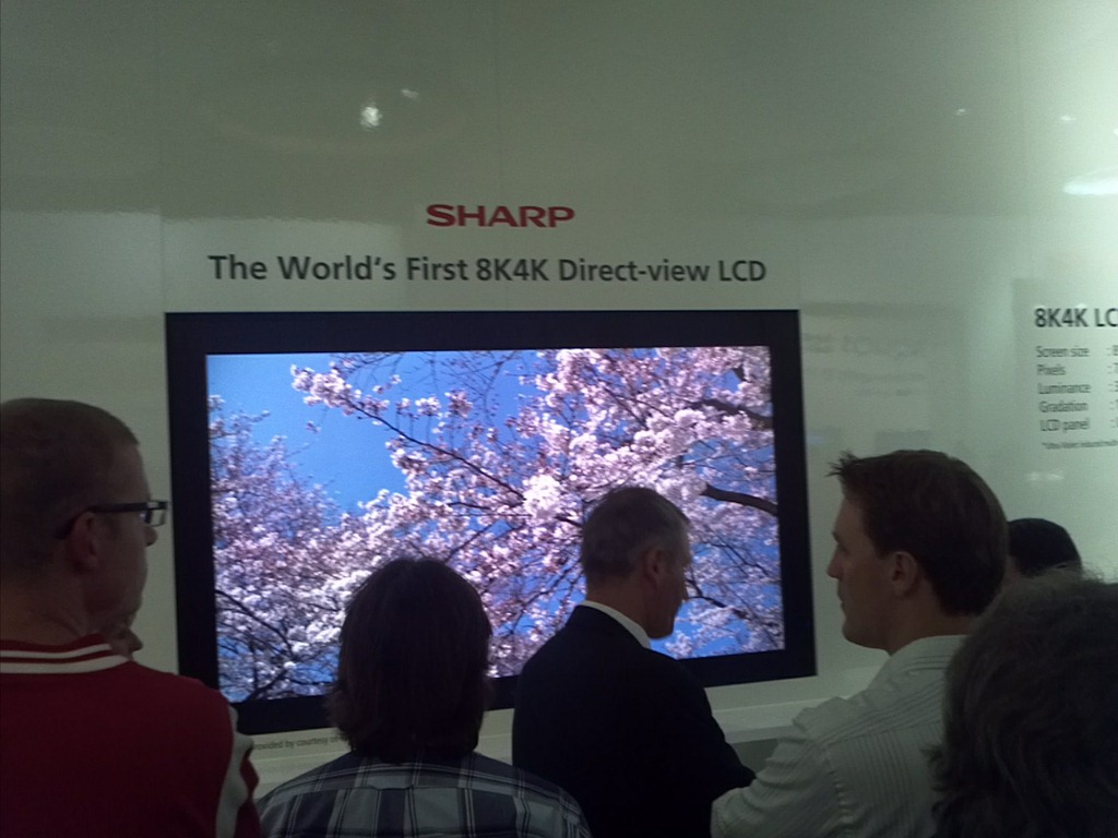 IFA 2011 – Sharp apresenta TV de 85” 8K4K