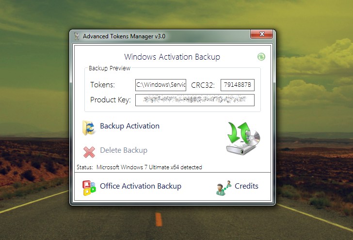 Advanced Tokens Manager – Gerir chaves do Windows