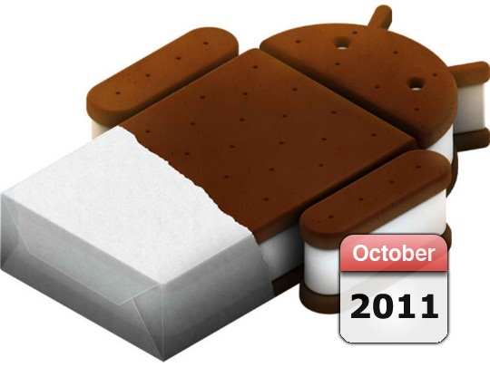 Android Ice Cream Sandwich estará disponível já em Outubro…