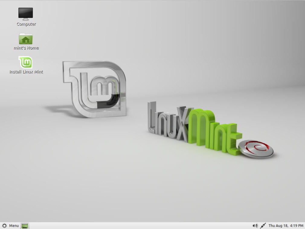 Download do Linux Mint Debian 201109 (GNOME e Xfce)