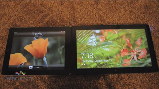 O primeiro frente a frente entre o Windows 8 e o iOS 5