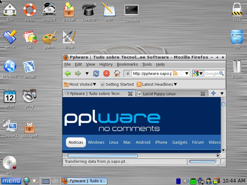 Puppy – Um linux muito pequeno, potente e muito rápido!