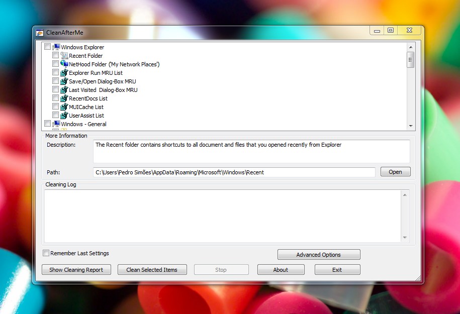 CleanAfterMe – Limpe o Windows diariamente