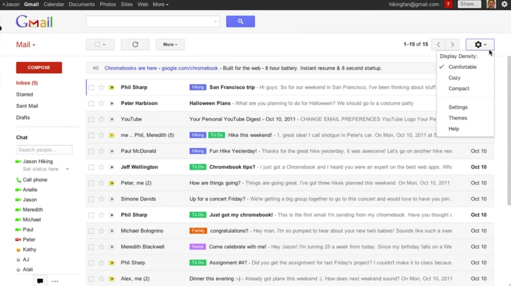 Google altera imagem do Gmail