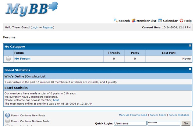 MyBB 1.6.5 – Queres montar um forum online?