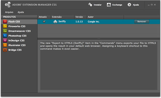 Google Swiffy disponível para Adobe Flash Professional