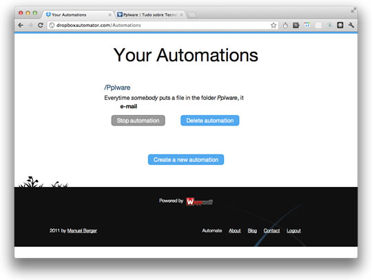 DropboxAutomator – Automatize o seu Dropbox