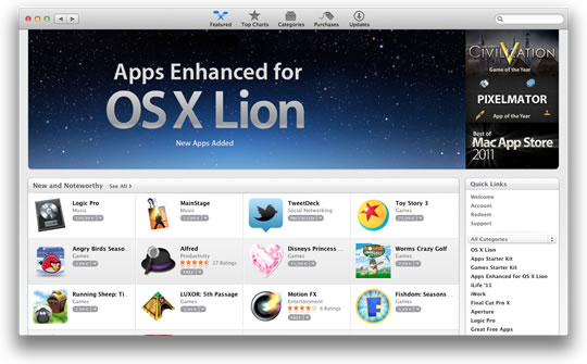 100 milhões de Apps descarregadas da Mac App Store