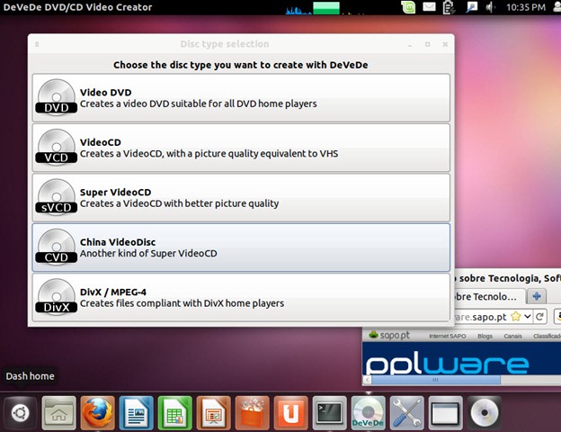 DeveDe – Criar vídeo DVDs/CDs no Linux e no Windows