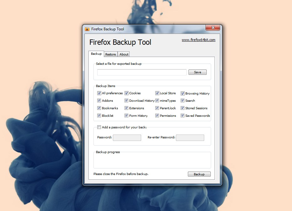 Firefox Backup Tool – Salvaguarde o seu Firefox
