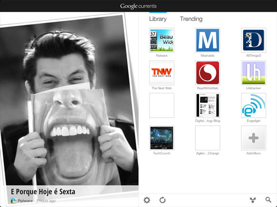 Google Currents – Uma forma diferente de ler notícias