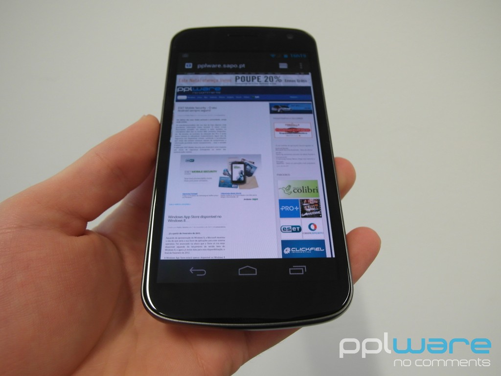 Samsung Galaxy Nexus – O Primeiro Contacto…