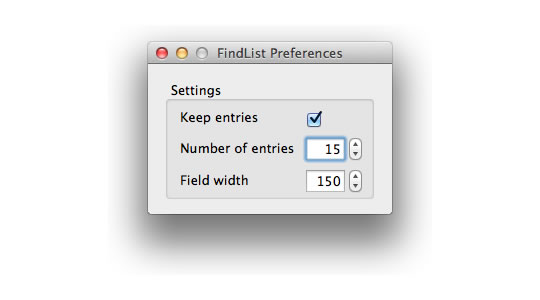 FindList – Histórico das pesquisas de texto no Firefox