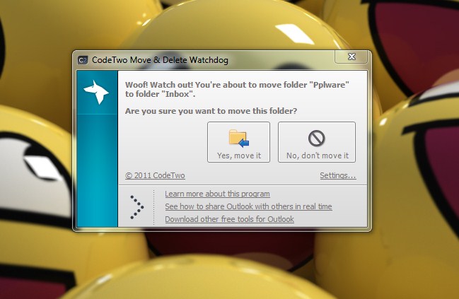 CodeTwo Move & Delete Watchdog – Proteja pastas no Outlook