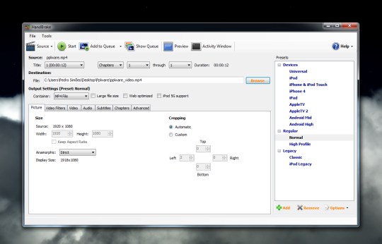 HandBrake 0.9.9 – Um conversor de vídeo fiável