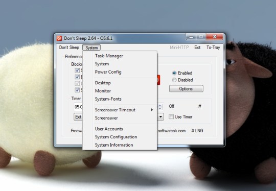 Don’t Sleep 2.64 – Mantenha o seu PC bem acordado