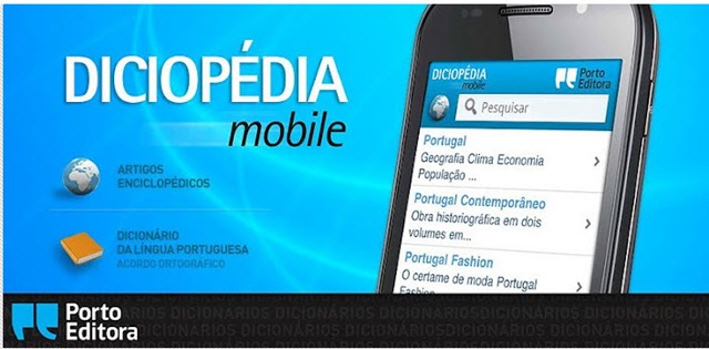Diciopédia Mobile da Porto Editora no Android e iOS