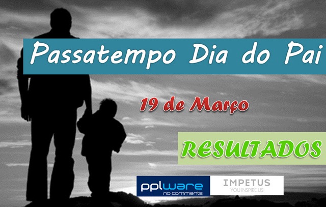 Passatempo Dia do Pai Pplware/Impetus – RESULTADOS