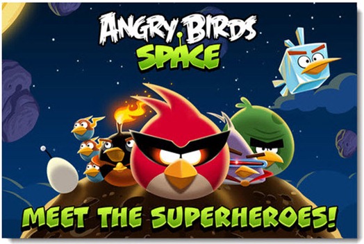 Angry Birds Space já está disponível no Google Play Store
