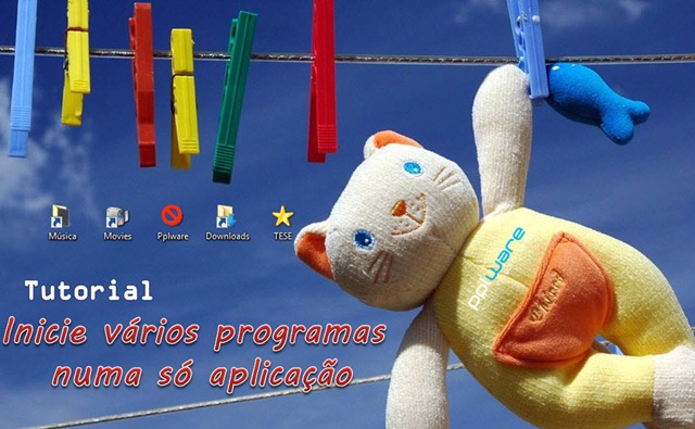 Tutorial: Inicie v&aacute;rios programas numa s&oacute; aplica&ccedil;&atilde;o