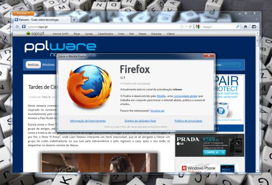 Firefox 11 chegou para todos e já se notam grandes diferenças