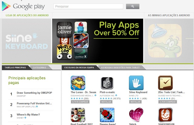 Google Play – O substituto do Android Market
