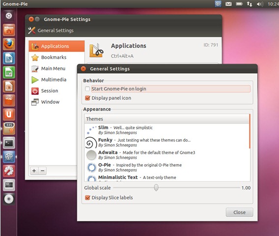 Gnome-Pie 0.5 – Um laucher fantástico para o Gnome