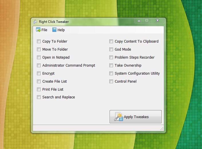Right Click Tweaker – Melhore o menu de contexto do Windows