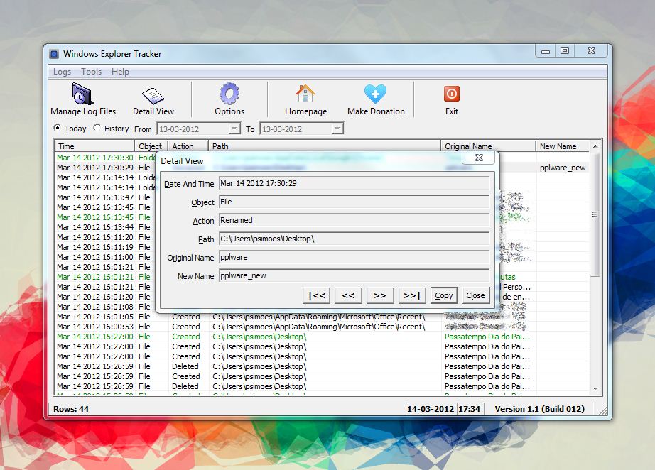 Windows Explorer Tracker – Saber o que fazem aos seus ficheiros