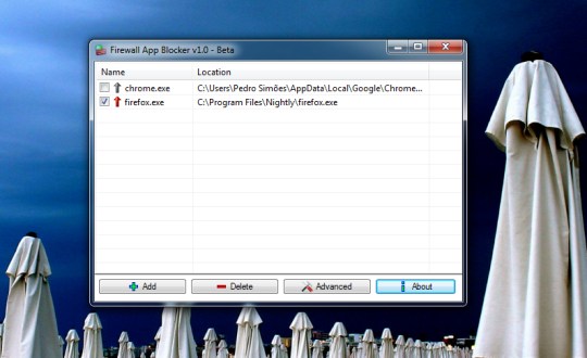 Firewall App Blocker – Bloquear aplicações na firewall