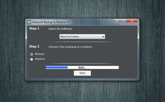 Hekasoft Backup & Restore – Backups dos perfis dos browsers