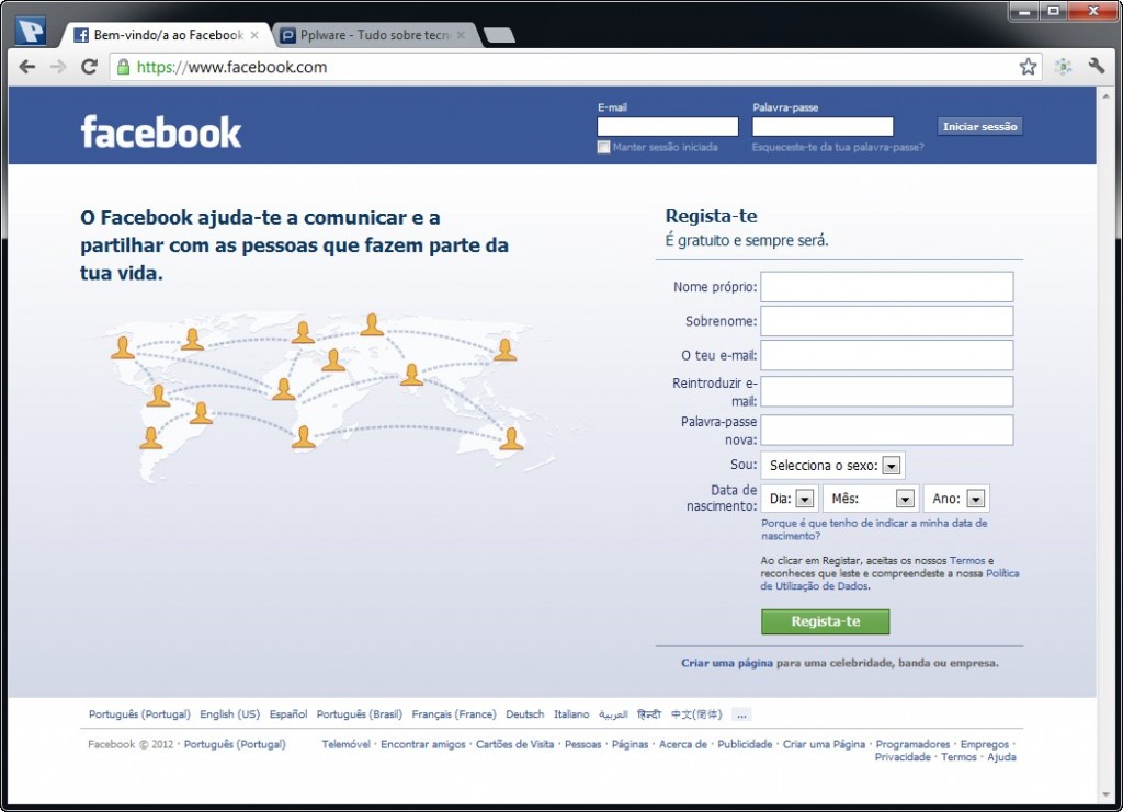 Mas temos várias passwords no Facebook?