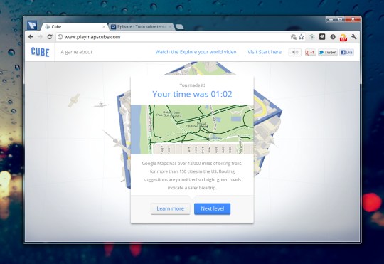 Google Cube – Um jogo para usarmos melhor o Google Maps