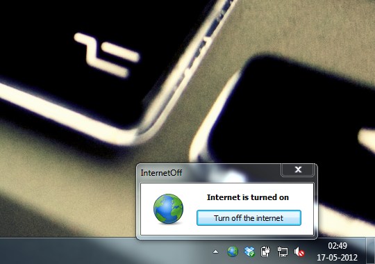 InternetOff – Coloque o seu Windows offline