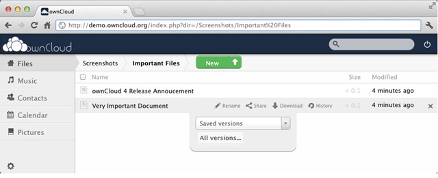ownCloud 4 – A tua própria Cloud…com novas funcionalidades