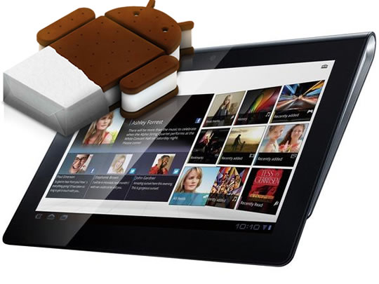 Sony Tablet em constante evolução com Android 4.0.3