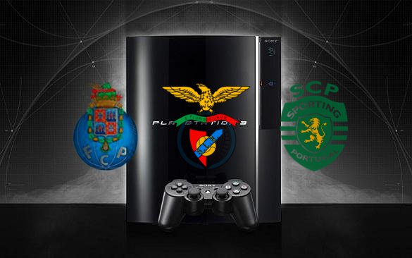 Playstation 3 veste as cores de FCP, SLB e SCP!