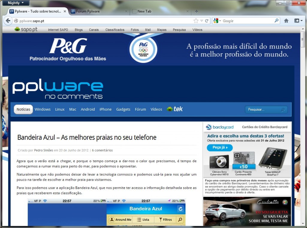 Já se pode testar o Firefox Australis