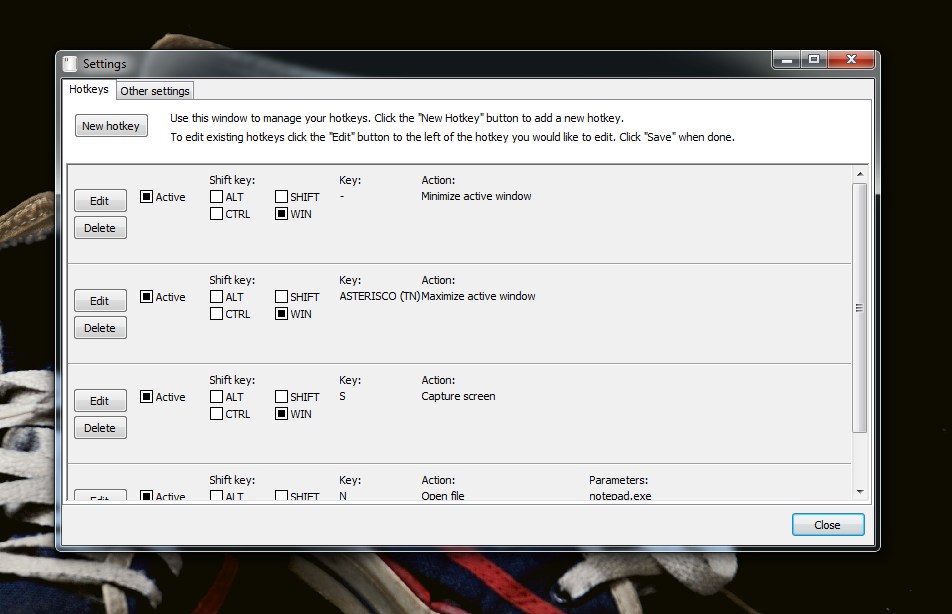 HotKeyMan – Atalhos no seu Windows e como quiserem