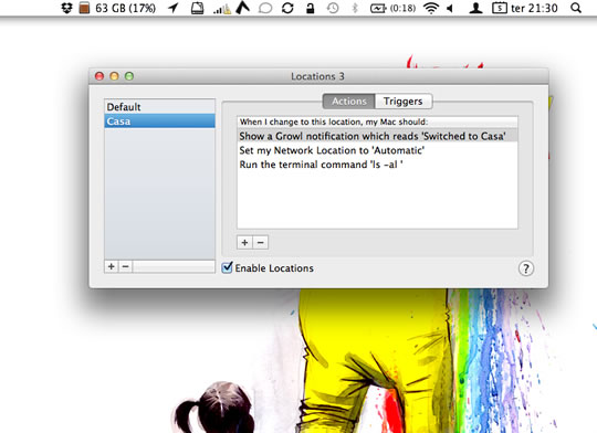 Locations 3 – O local muda e o seu Mac adapta-se
