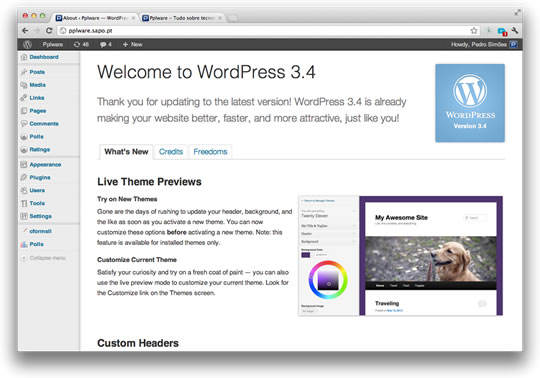 WordPress 3.4 “Green” disponível para download