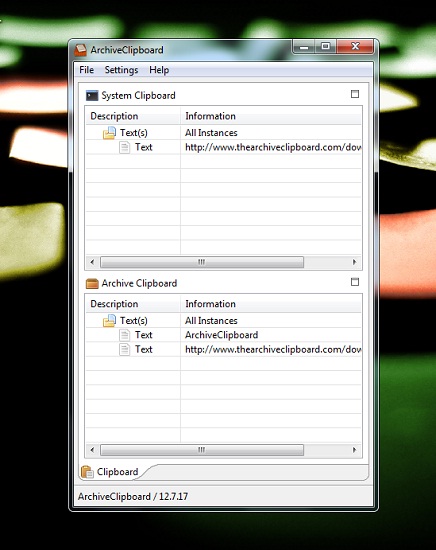 ArchiveClipboard 12.7.17 – Controle o seu clipboard