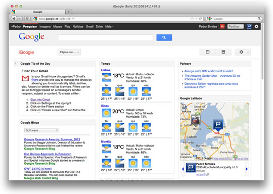 Google anuncia o fim do iGoogle
